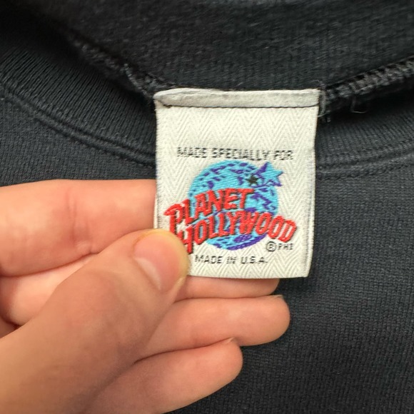 Planet Hollywood 1995 Vintage Holidays Christmas Crewneck - Picture 3 of 7